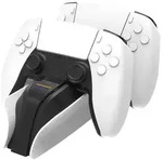 snakebyte PS5 Twin Charge 5TM white