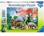 Ravensburger Puzzle - Unter Dinosauriern, 100 XXL-Teile