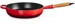 Le Creuset Saut&eacute;pfanne Signature mit Holzgriff &Oslash; 28cm - rot