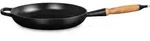 Le Creuset Bratpfanne Signature mit Holzgriff &Oslash; 28cm - schwarz