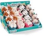 NICI Sleeping Pets 12cm, 4 Designs sort. im Display