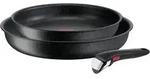 TEFAL Pfannenset Ingenio Black Stone 3-tlg.