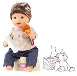 G&ouml;tz - Sleepy Aquini Junge 33cm Badebaby Puppe