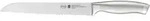 R&Ouml;SLE Brotmesser Basic Line Wellenschliff 20cm - silber