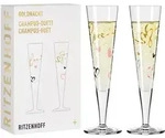 RITZENHOFF Goldnacht Champagnerglas Duett von C. Oliveira F23