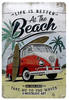 Nostalgic-Art Blechschild 20 x 30 cm "VW Bulli - Beach"