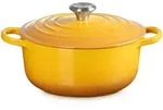 Le Creuset Runder Br&auml;ter Signature &Oslash; 20cm - gelb