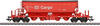 Märklin 48191 H0 Schwenkdachwagen als Kaliwagen Bauart Taoos-y 894