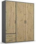 Rauch M&ouml;belwerke Rauch Dreht&uuml;renschrank Voyager 3-t&uuml;rig, 2 Sch&uuml;be AG439.31V3