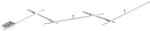 Trio Leuchten Trio LED-Deckenleuchte Indira Breite max 245 cm 674610507