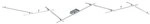 Trio Leuchten Trio LED-Deckenleuchte Indira Breite max 345 cm 674610707