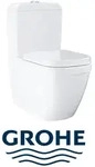 GROHE EURO-Keramik Stand-Kombi-WC Wirbelsp&uuml;lung Wasseranschluss unten mit...