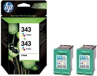 HP 343 (CB332EE) Druckerpatrone - 2x 3-farbig - Multipack