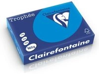 Clairefontaine Karibik blau A4 Farbiges Papier 160 g/m&sup2; (250 Blatt)