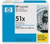 HP 51X (Q7551XD) Toner - 2x Schwarz Multipack - Hoher Kapazit&auml;t