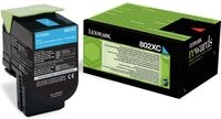 Lexmark 80C2XC0 (802XC) - Cyan - Toner - Extra hohe Kapazit&auml;t