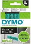 Dymo 45019 (S0720590) - (12 mm) - Schwarz auf gr&uuml;n - Tape