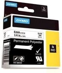 Dymo 1805442 - (6 mm) - Schwarz auf wei&szlig; - Tape
