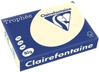 Clairefontaine Elfenbein A4 Farbiges Papier 80 g/m&sup2; (500 Blatt)