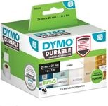 Dymo Durable 2112286 Etikett Schwarz auf Wei&szlig; (25 mm x 25 mm)