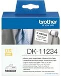 Brother DK- 11234 - Schwarz auf wei&szlig; - Etikett