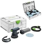 Festool Exzenterschleif ETS 125 REQ-Plus Schleifmittel Systainer3 Granat SYS-STF