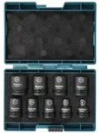 Makita Impact Black Schlagnuss Set 9-teilig 1/2 Zoll Schlagschrauber E-16564
