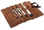 Kirschen Stechbeitelsatz in Ledertasche 6-tlg 6, 10, 12, 16, 20, 26 mm 1171002