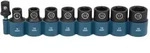 Makita Schlagnuss Set 9 teilig 1/2 Zoll Vierkant Sechskant-Adapter CR-MO E-16645