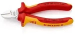Knipex Seitenschneider isoliert Schnitt verchromt VDE L&auml;nge 140 mm 7006140