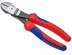 KNIPEX Kraft-Seitenschneider atramentiert Mehrkomponenten-H&uuml;llen 180 mm 7402180