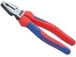 KNIPEX Kraft-Kombizange atramentiert mit MehrkomponentenH&uuml;llen 200 mm Nr 0202200