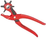 KNIPEX Revolverlochzange rot pulverbeschichtet 220 mm Nr. 90 70 220