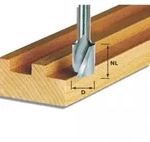 Festool Spiralnutfr&auml;ser HW Schaft 8 mm HW Spi S8 D6/21 Nr.: 490978