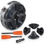 St&uuml;rmer Holzstar 4 Backenfutter Set 2 D. 100 mm M33x3,5 5931023 Drechsel Zubeh&ouml;r