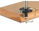 FESTOOL Abrundfr&auml;ser HW Schaft 8 mm HW S8 D28,7/R8 KL Nr.:491014