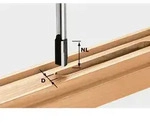 Festool Nutfr&auml;ser HW S12 D20/45 geeignet f&uuml;r OF 1400 OF 2000 OF 2200 491093
