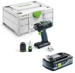 Festool Akku-Bohrschrauber T 18+3-Basic + Akkupack BP 18 Li 4,0 HPC-ASI 577051
