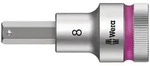 Wera 8740 C HF Zyklop Bitnuss mit 1/2"-Antrieb mit Haltefunktion, 8 x 60 mm