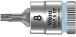 Wera 8767 A HF TORX&reg; Zyklop Bitnuss mit 1/4"-Antrieb TX 8 x 28 mm