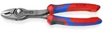 KNIPEX TwinGrip Frontgreifzange mit Mehrkomponenten-Griffh&uuml;llen 8202200 Chrom