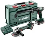 Metabo Combo Set 2.4.3 18 V 685204500 Akku-Bohrschrauber AkkuWinkelschleifer
