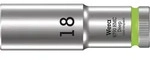 Wera 8790 HMC Deep Steckschl&uuml;sseleinsatz mit 1/2"-Antrieb, 18 x 83 mm