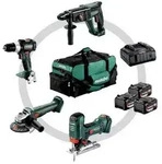Metabo Akku Maschinen Schrauber Schleifer S&auml;ge Hammer Combo Set 4.3 685214000