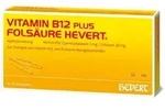 Vitamin B12 plus Fols&auml;ure Hevert Ampullen 20 St.