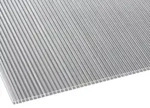 Polycarbonat Doppelstegplatte | 10 mm | Breite 1,05 m | Klar | 2-Seiten...