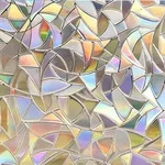 Regenbogenfolie - 30x200 cm / Hell