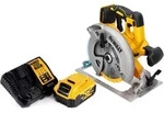 DeWalt DCS 570 P1 Akku Handkreiss&auml;ge 18 V 184 mm Brushless + 1x Akku 5,0 Ah +