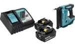 Makita DBN 500 RG Akku Stauchkopfnagler 18 V 15-50 mm + 2x Akku 6,0 Ah + Ladeger&auml;t
