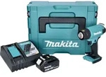 Makita DHG 180 RM1J Akku Hei&szlig;luftgebl&auml;se 18 V 550 &deg;C + 1x Akku 4,0 Ah +...